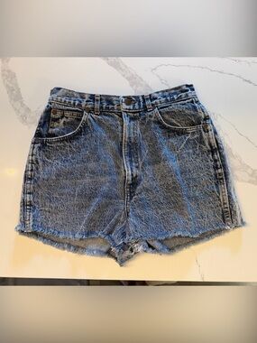 Vintage chic jean shorts.